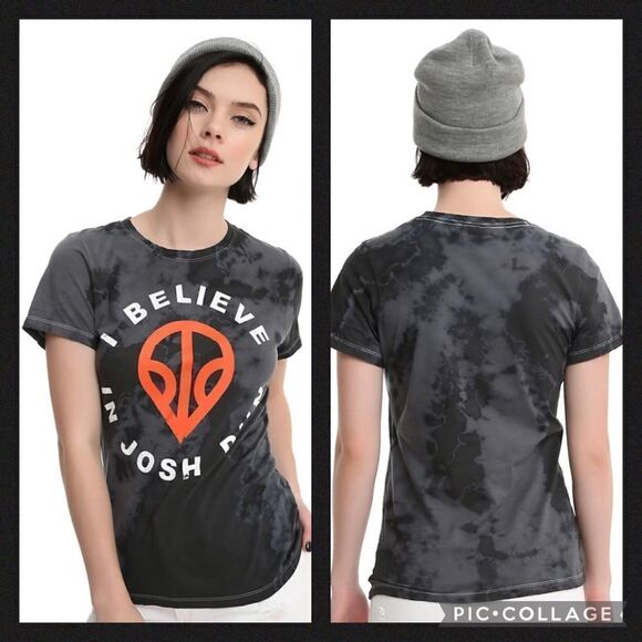 🔹Twenty Øne Piløts One Pilots Josh Dun T-Shirt Junior’s L/XL - Picture 1 of 5